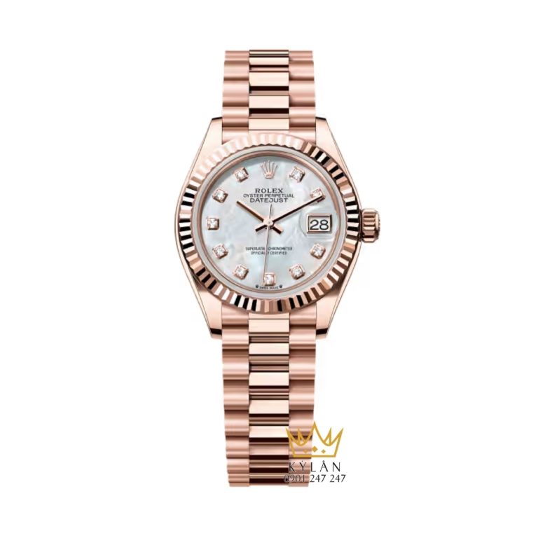 Đồng hồ Rolex Lady Datejust xà cừ cọc kim 279175-0017
