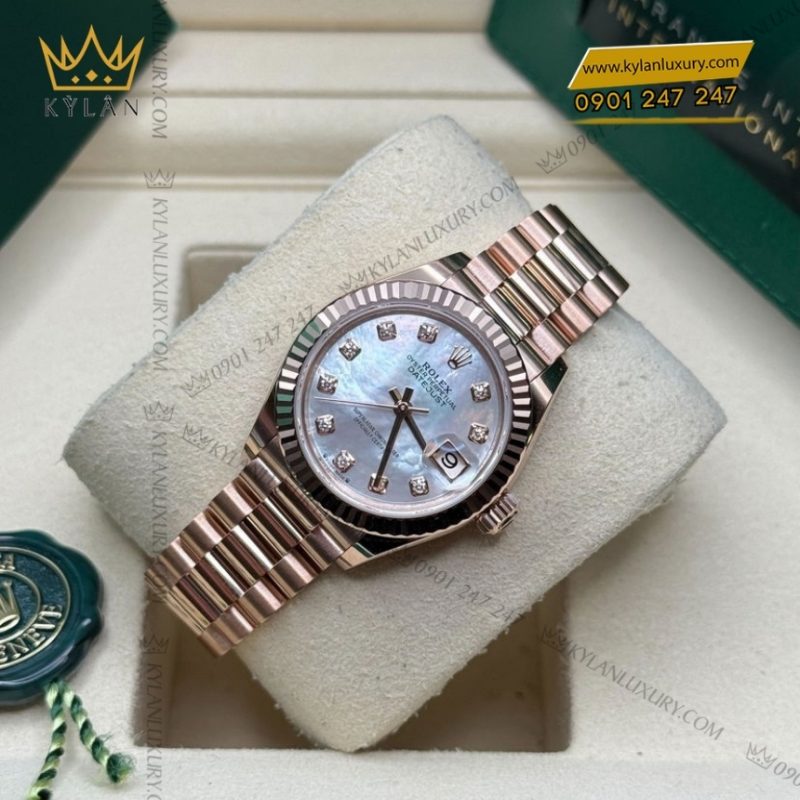 Đồng hồ Rolex Lady Datejust xà cừ cọc kim 279175-0017