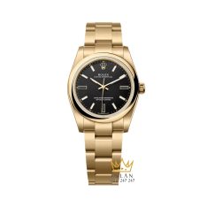 Đồng hồ Rolex Oyster Perpetual 34 mặt số đen 124208-0001
