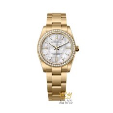 Đồng hồ Rolex Oyster Perpetual xà cừ kim cương 124248RBR-0001