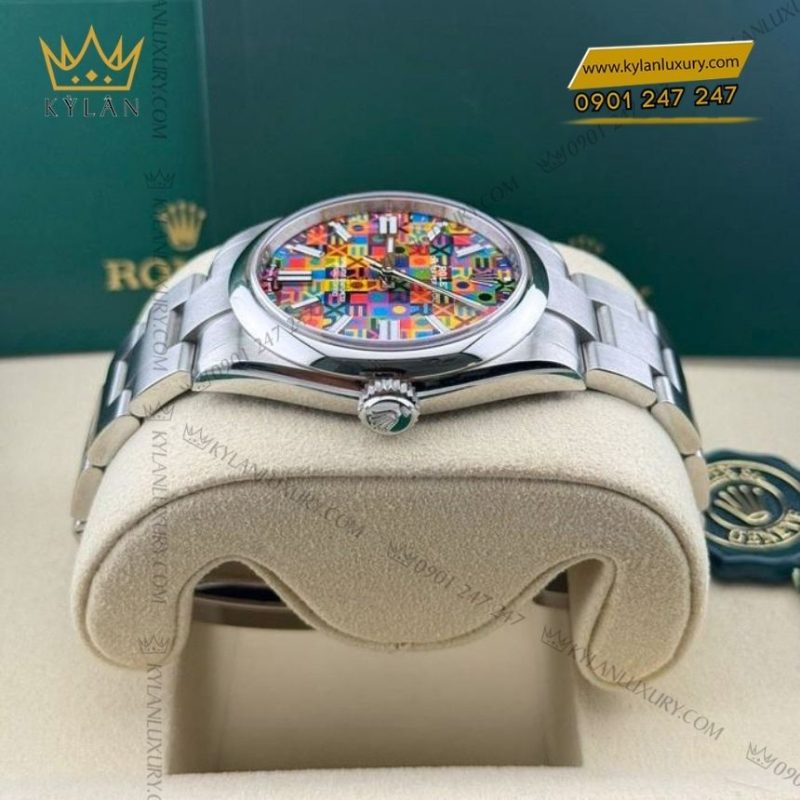 Đồng hồ Rolex Oyster Perpetual 41 mặt số Jubilee đa sắc 134300-0010