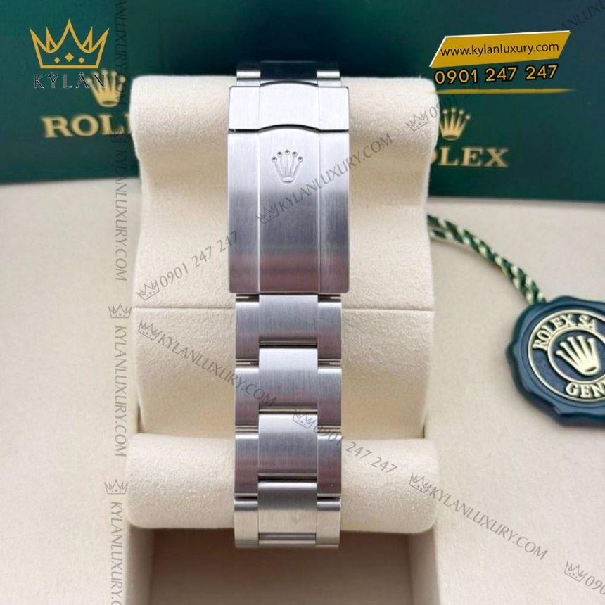 Kỳ Lân Luxury rolex oyster perpetual 41 134300 0010 mat so jubilee 6 1 Đồng hồ Rolex Oyster Perpetual 41 mặt số Jubilee đa sắc 134300-0010