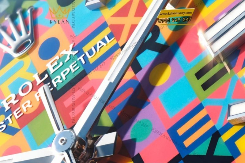 Đồng hồ Rolex Oyster Perpetual 41 mặt số Jubilee đa sắc 134300-0010