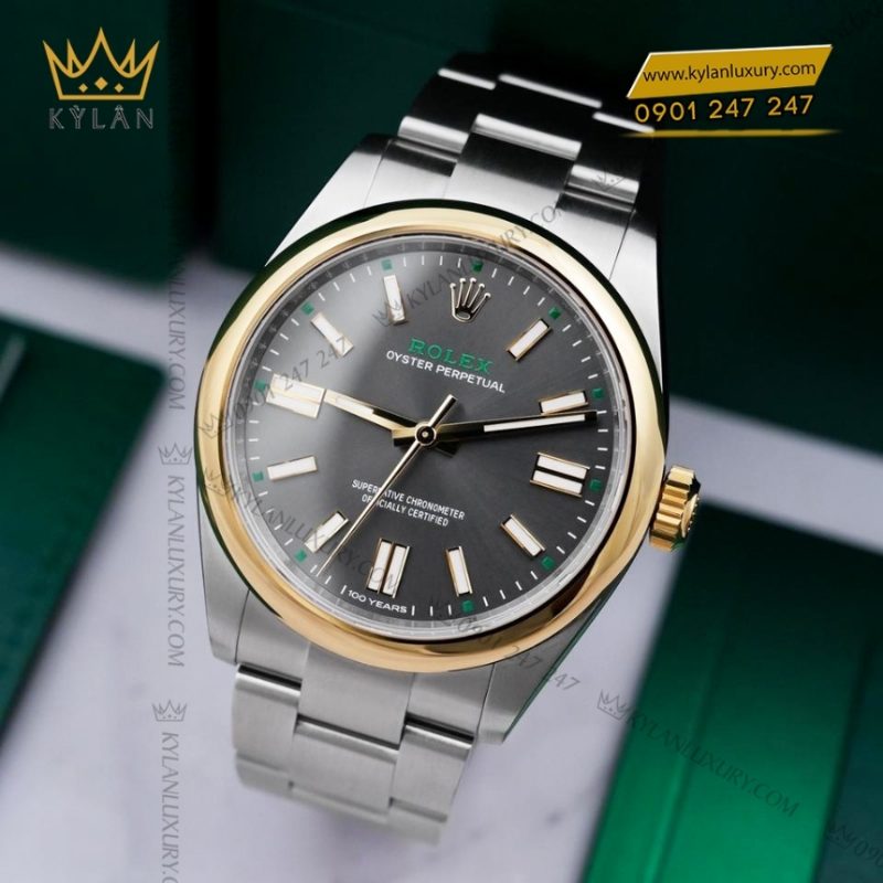 Đồng hồ Rolex Oyster Perpetual 41 xám đá phiến 134303-0001