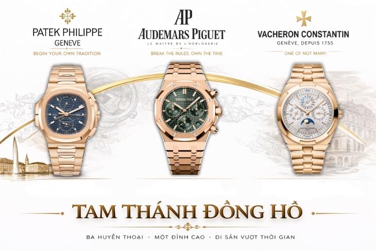 Kỳ Lân Luxury tam thanh dong ho dang cap nhat thuy si 1 Tam Thánh Đồng Hồ – Bộ ba thương hiệu xa xỉ, lâu đời và đẳng cấp nhất Thụy Sĩ