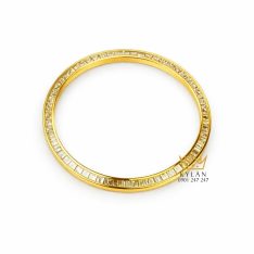 Vành bezel Rolex vàng vàng kim cương vuông 36mm