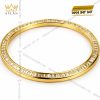 Vành bezel Rolex vàng vàng kim cương vuông 36mm
