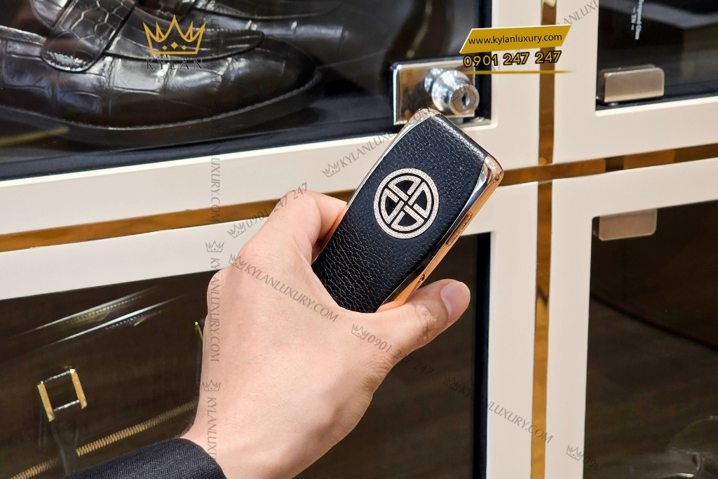 Kỳ Lân Luxury xor x2 vang hong dinh kim cuong 14 Điện thoại XOR X2 vàng hồng đính kim cương