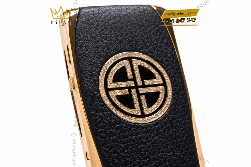 Kỳ Lân Luxury xor x2 vang hong dinh kim cuong 9 Điện thoại XOR X2 vàng hồng đính kim cương