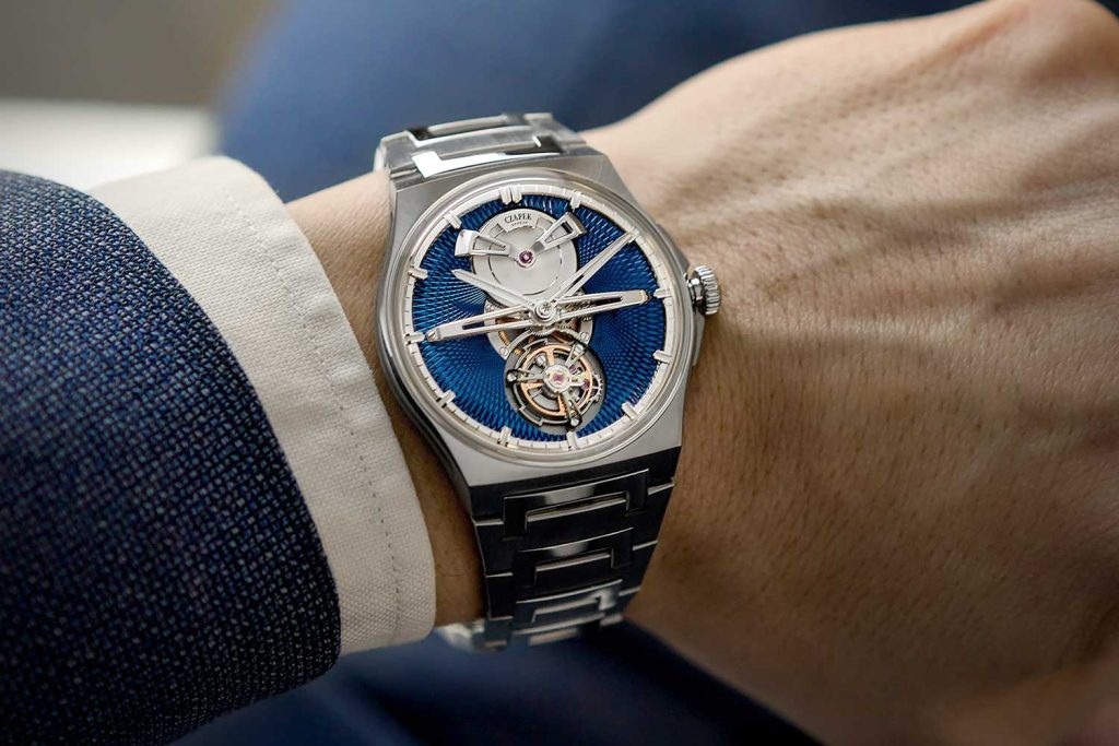Kỳ Lân Luxury Antarctique Tourbillon Titanium Cosmic Blue Đồng hồ Czapek Antarctique năm 2026