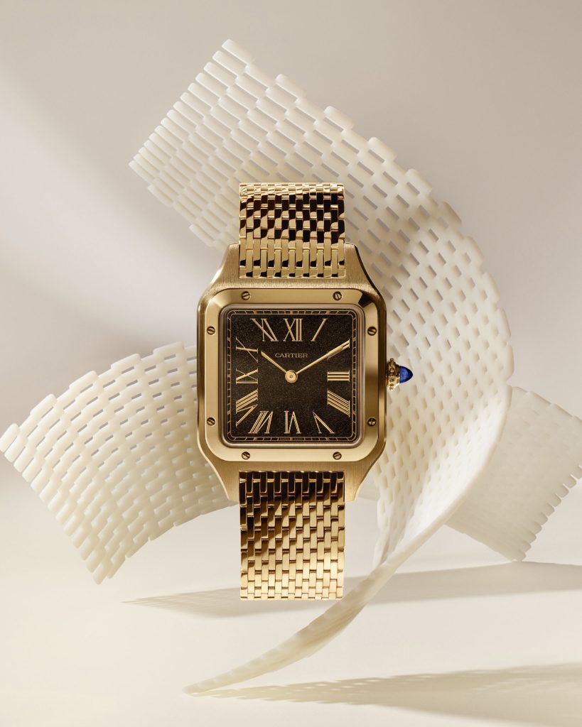 Kỳ Lân Luxury Cartier Santos Dumont Gold 02 Đồng hồ Cartier Roadster và Tortue Triumphant