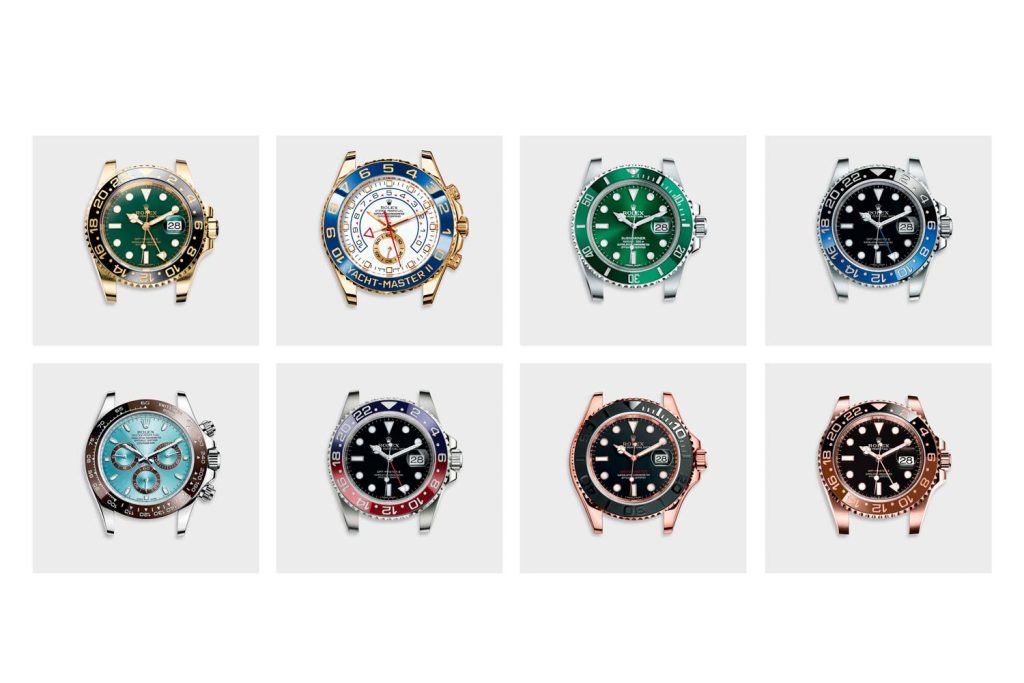 Các mẫu Rolex đời đầu với vành bezel Cerachrom