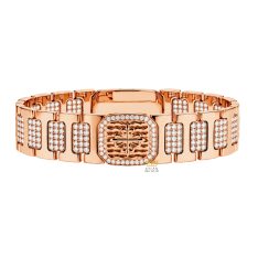 Lắc tay Patek Philippe vàng hồng Au750 đính kim cương