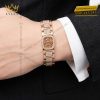 Lắc tay Patek Philippe vàng hồng Au750 đính kim cương