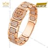 Lắc tay Patek Philippe vàng hồng Au750 đính kim cương