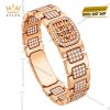 Lắc tay Patek Philippe vàng hồng Au750 đính kim cương