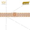 Lắc tay Patek Philippe vàng hồng Au750 đính kim cương