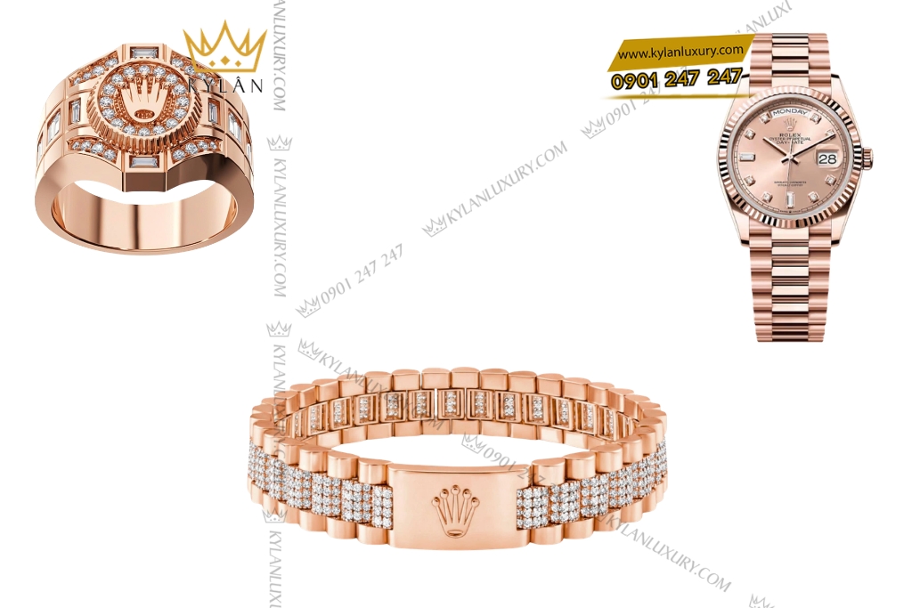 Lắc tay Rolex vàng nam cao cấp – Phong cách sang trọng dành cho quý ông