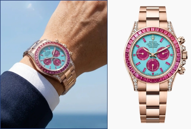 Bộ sưu tập Rolex Daytona Off-Catalogue nạm đá quý hé lộ tin đồn sắp ra mắt năm 2026