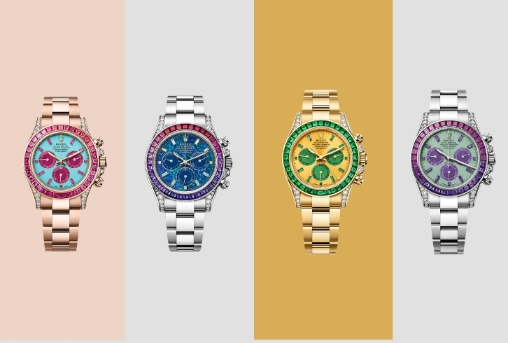 Bộ sưu tập Rolex Daytona Off-Catalogue nạm đá quý hé lộ tin đồn sắp ra mắt năm 2026