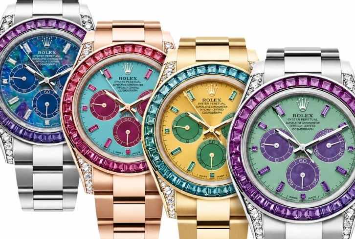 Bộ sưu tập Rolex Daytona Off-Catalogue nạm đá quý hé lộ tin đồn sắp ra mắt năm 2026
