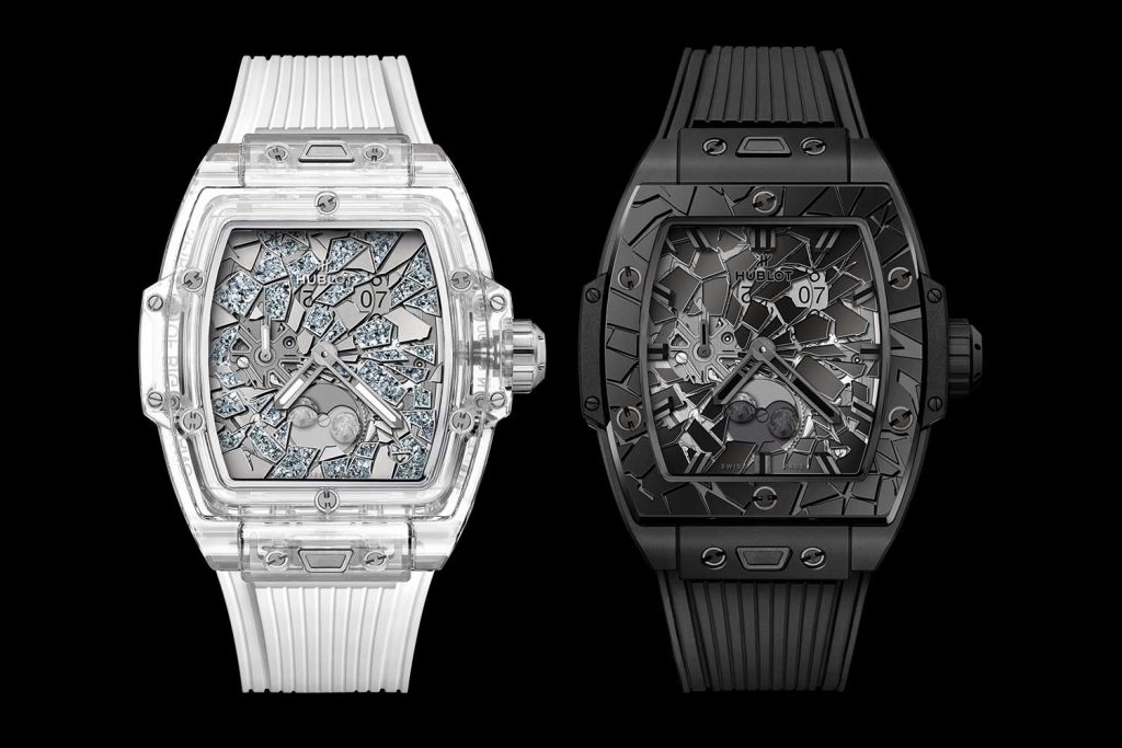 Kỳ Lân Luxury Spirit of Big Bang Moonphase Impact Sapphire and All Black Những chiếc đồng hồ Hublot chính hãng 2026