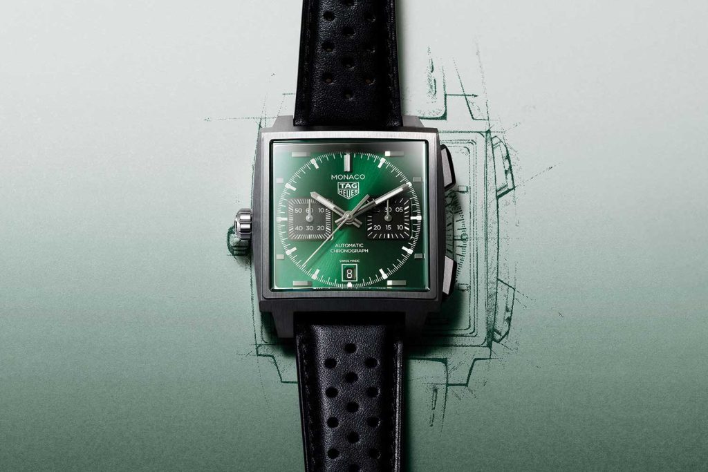 Kỳ Lân Luxury TAG Heuer Monaco Chronograph2 Đồng hồ bấm giờ TAG Heuer Monaco Chronograph