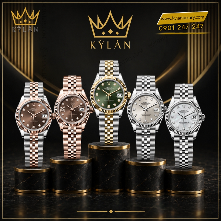 Top 5 mẫu đồng hồ Rolex nữ đẹp tại Kỳ Lân