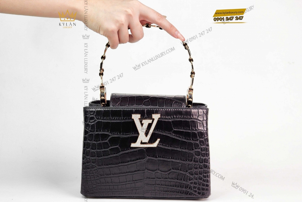 Kỳ Lân Luxury Tui xach nu da ca sau luxury ca nhan hoa cao cap 3 Túi xách nữ da cá sấu luxury cá nhân hóa cao cấp