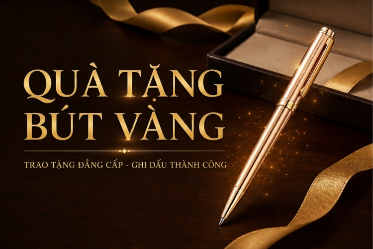 Kỳ Lân Luxury but vang qua tang cao cap hang dau 1 Bút vàng – Quà tặng cao cấp hàng đầu 