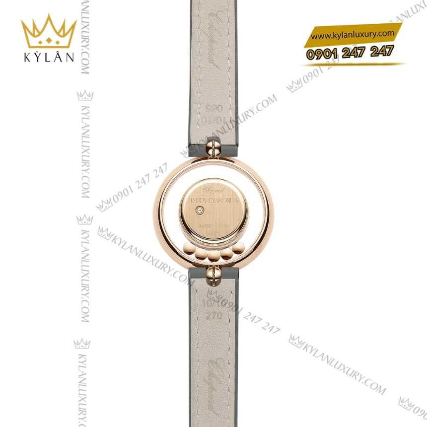 Kỳ Lân Luxury chopard happy diamonds icons 209415 5003 4 Đồng hồ Chopard Happy Diamonds Icons ngọc trai Tahiti 209415-5003