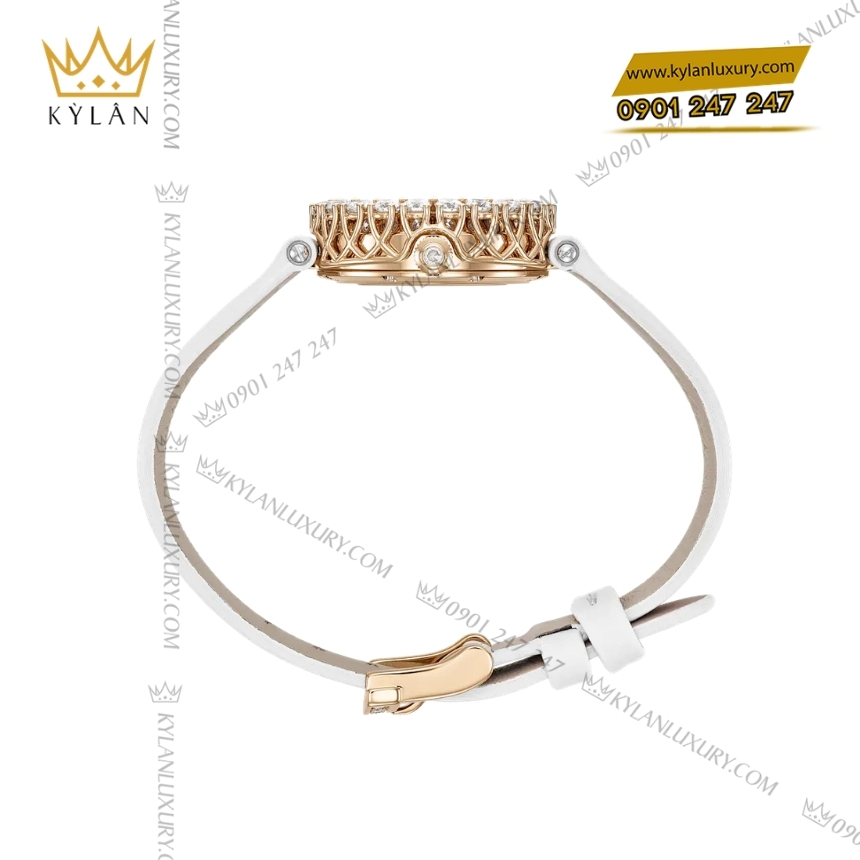 Kỳ Lân Luxury chopard lheure du diamant 13a178 5317 6 Đồng hồ Chopard L’Heure du Diamant trắng 13A178-5317