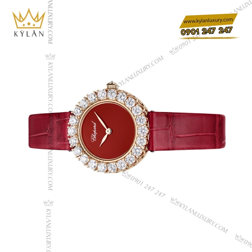 Kỳ Lân Luxury chopard lheure du diamant 13a178 5319 2 1 Đồng hồ Chopard L’Heure du Diamant đỏ ruby 13A178-5308