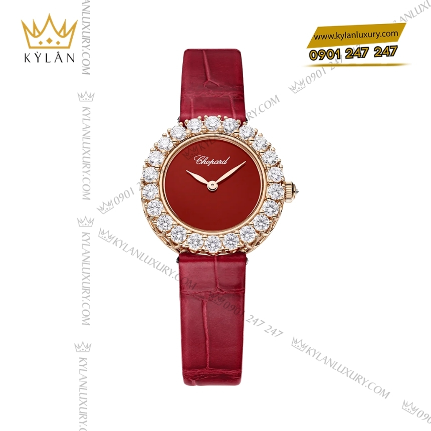 Kỳ Lân Luxury chopard lheure du diamant 13a178 5319 3 1 Đồng hồ Chopard L’Heure du Diamant đỏ ruby 13A178-5308