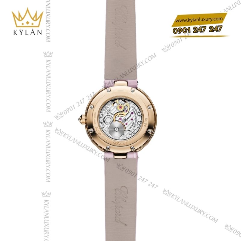 Đồng hồ Chopard L’Heure du Diamant mặt số hồng 13A178-5319