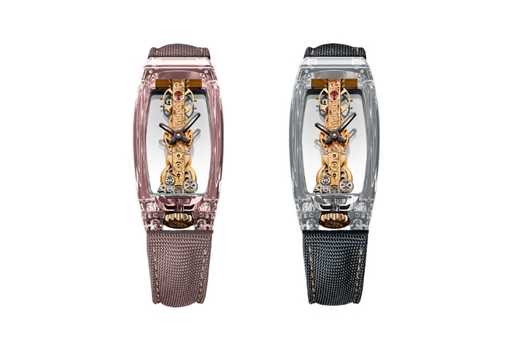 Kỳ Lân Luxury corum golden bridge sapphire 2026 1 Corum Golden Bridge Sapphire – Biểu tượng cơ khí nghệ thuật tiếp tục được mở rộng