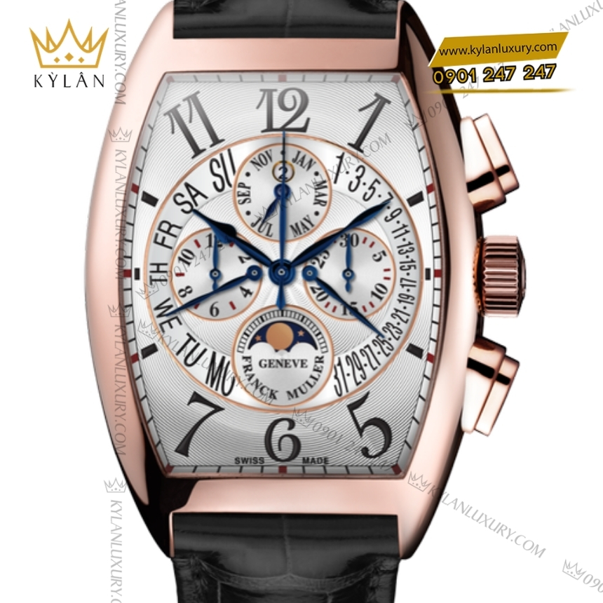 Kỳ Lân Luxury franck muller perpetual calendar 8880 t qp 5 Đồng hồ Franck Muller Perpetual Calendars vàng hồng
