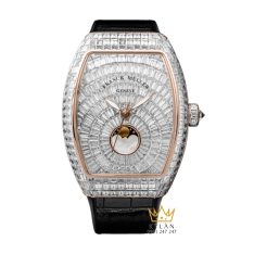 Đồng hồ Franck Muller Vanguard Lady Moonphase Full Diamond