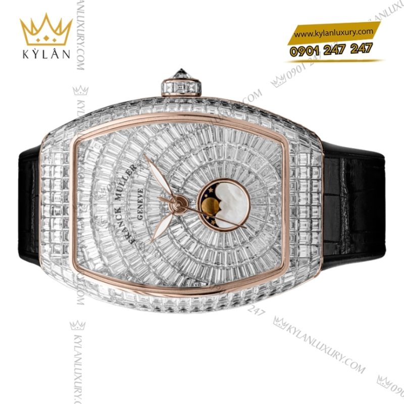 Đồng hồ Franck Muller Vanguard Lady Moonphase Full Diamond