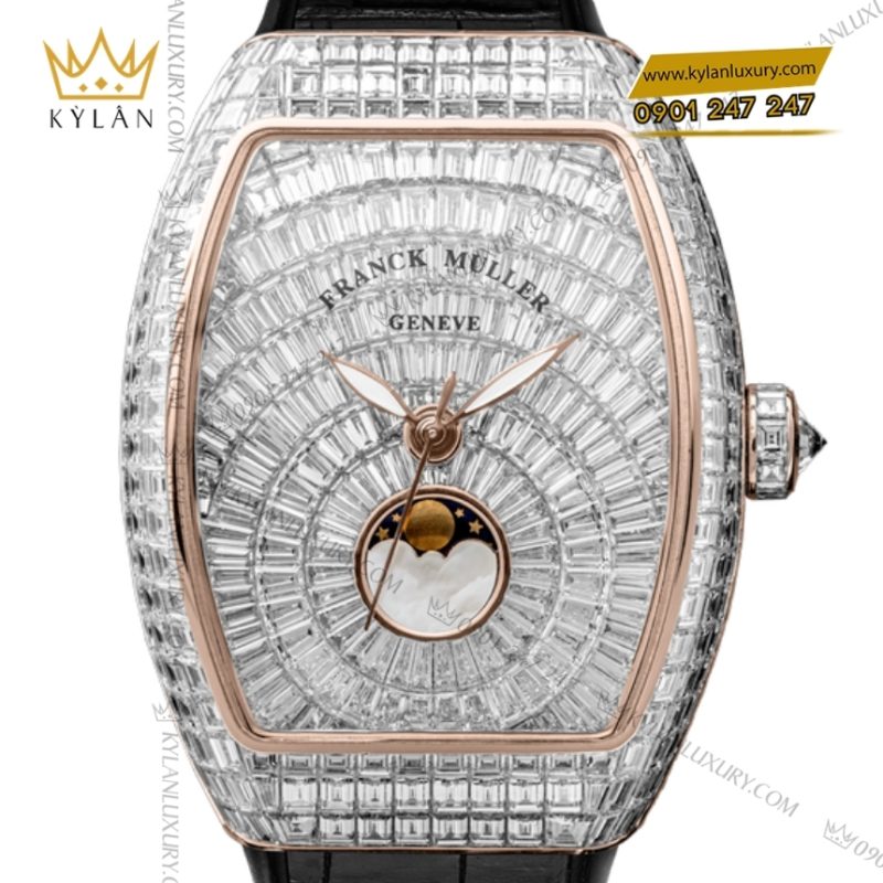 Đồng hồ Franck Muller Vanguard Lady Moonphase Full Diamond