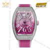 Đồng hồ Franck Muller Vanguard V32 Barbie đính kim cương