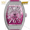 Đồng hồ Franck Muller Vanguard V32 Barbie đính kim cương