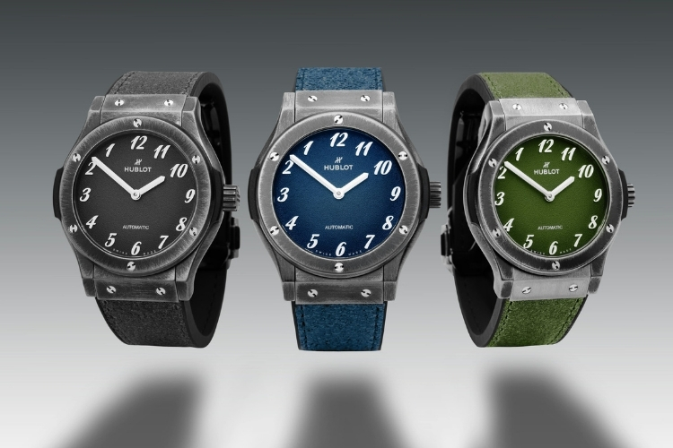 Kỳ Lân Luxury hublot classic fusion titanium retroverse the hour glass 2026 1 Hublot Classic Fusion Titanium Retroverse – Góc nhìn mới về thời gian cùng The Hour Glass
