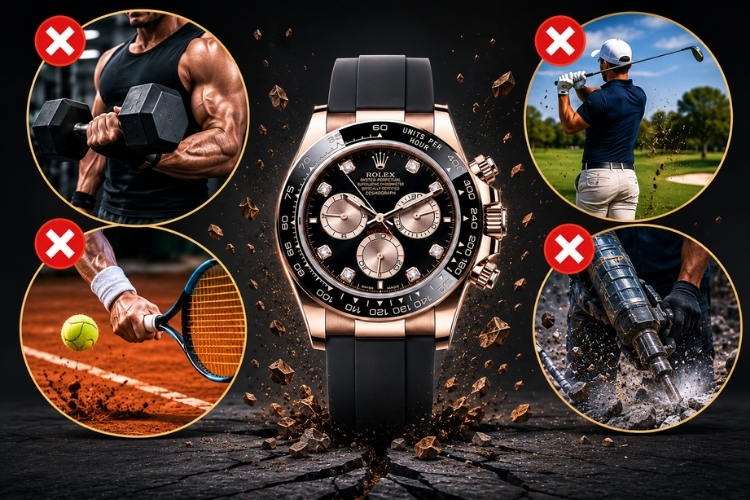 Kỳ Lân Luxury nhung dieu can tranh khi dung dong ho rolex 6 Những điều cần tránh khi dùng đồng hồ Rolex 