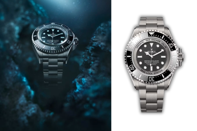Tuyệt tác Rolex Deepsea Challenge bằng Titanium RLX chống nước 11.000 mét.