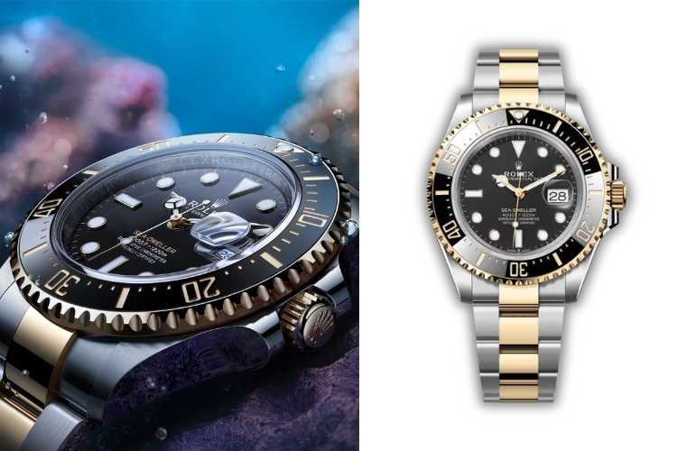 Van thoát khí heli tự động giúp bảo vệ Rolex Sea Dweller an toàn trước áp lực nước ở độ sâu hơn 1.200 mét.