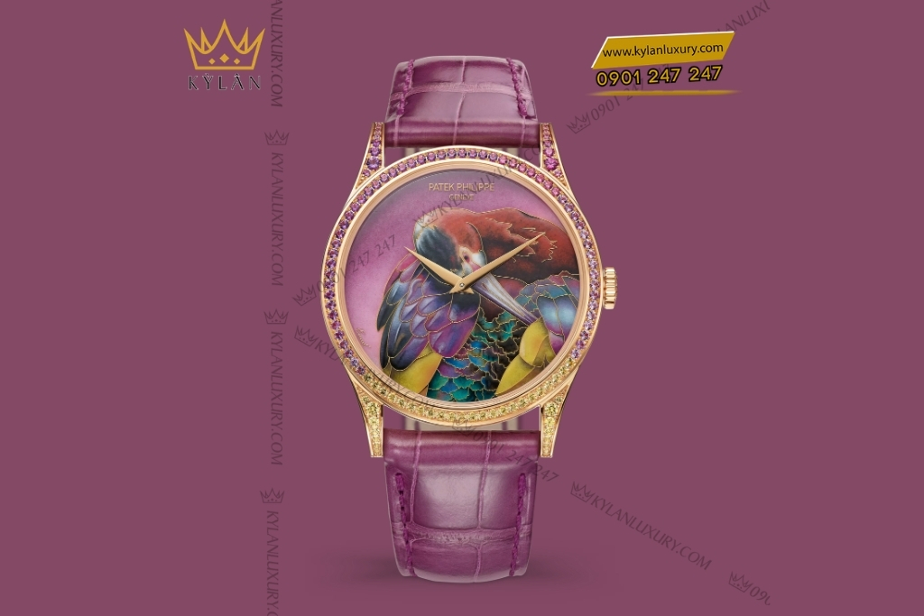 Kỳ Lân Luxury patek philippe 5077 213r 001 white faced ibis 4 Đồng hồ Patek Philippe White-Faced Ibis 5077/213R-001