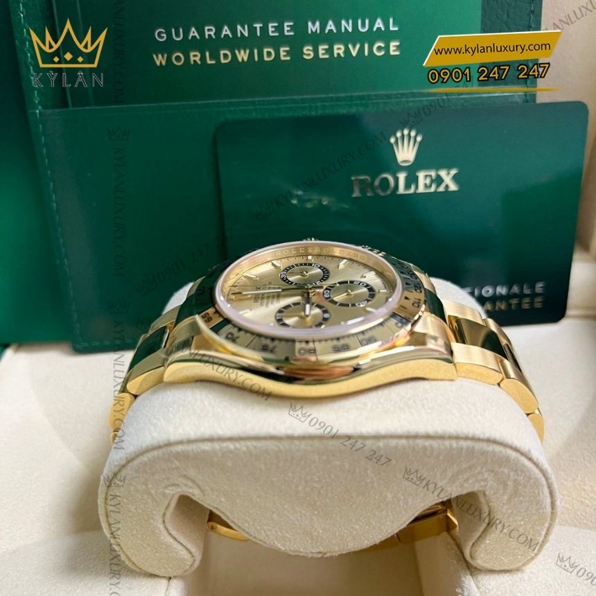 Kỳ Lân Luxury rolex cosmograph daytona 126508 0005 vang vang champagne 3 Đồng hồ Rolex Cosmograph Daytona vàng vàng champagne 126508-0005