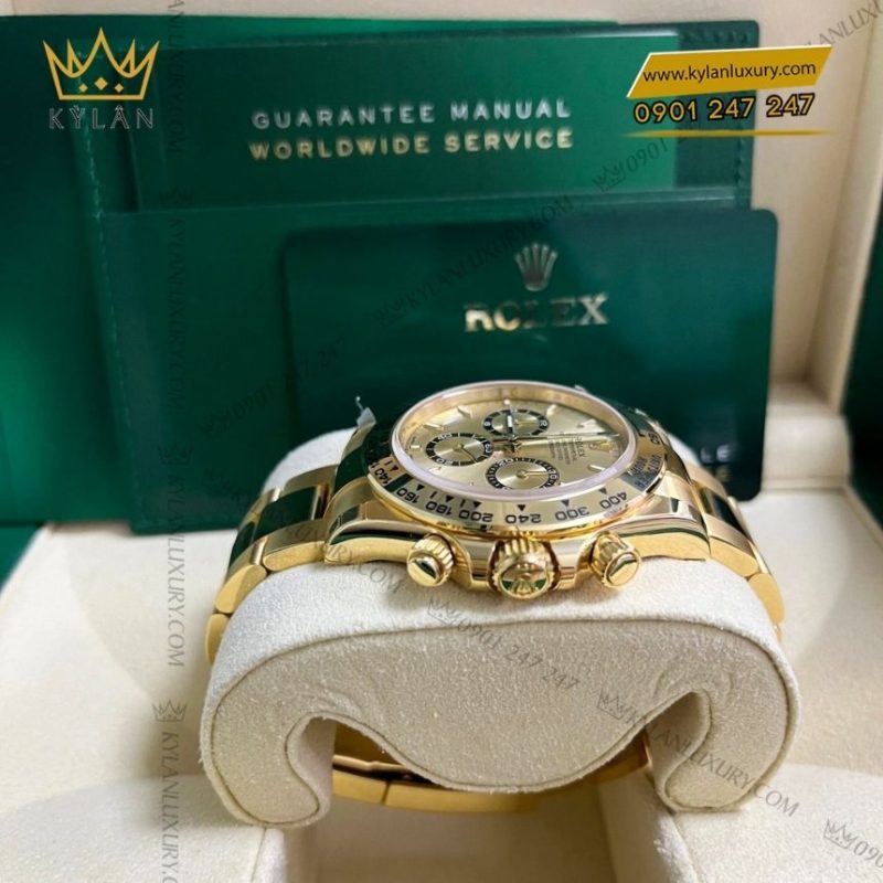Đồng hồ Rolex Cosmograph Daytona vàng vàng champagne 126508-0005