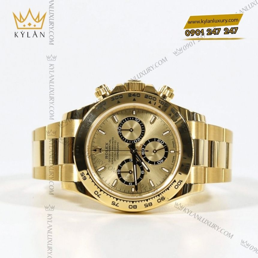 Kỳ Lân Luxury rolex cosmograph daytona 126508 0005 vang vang champagne 9 Đồng hồ Rolex Cosmograph Daytona vàng vàng champagne 126508-0005